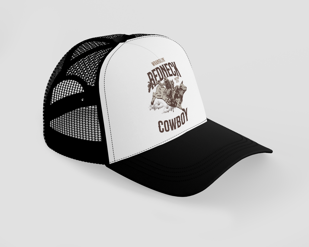 Wranglin Redneck Cowboy Trucker Hats!