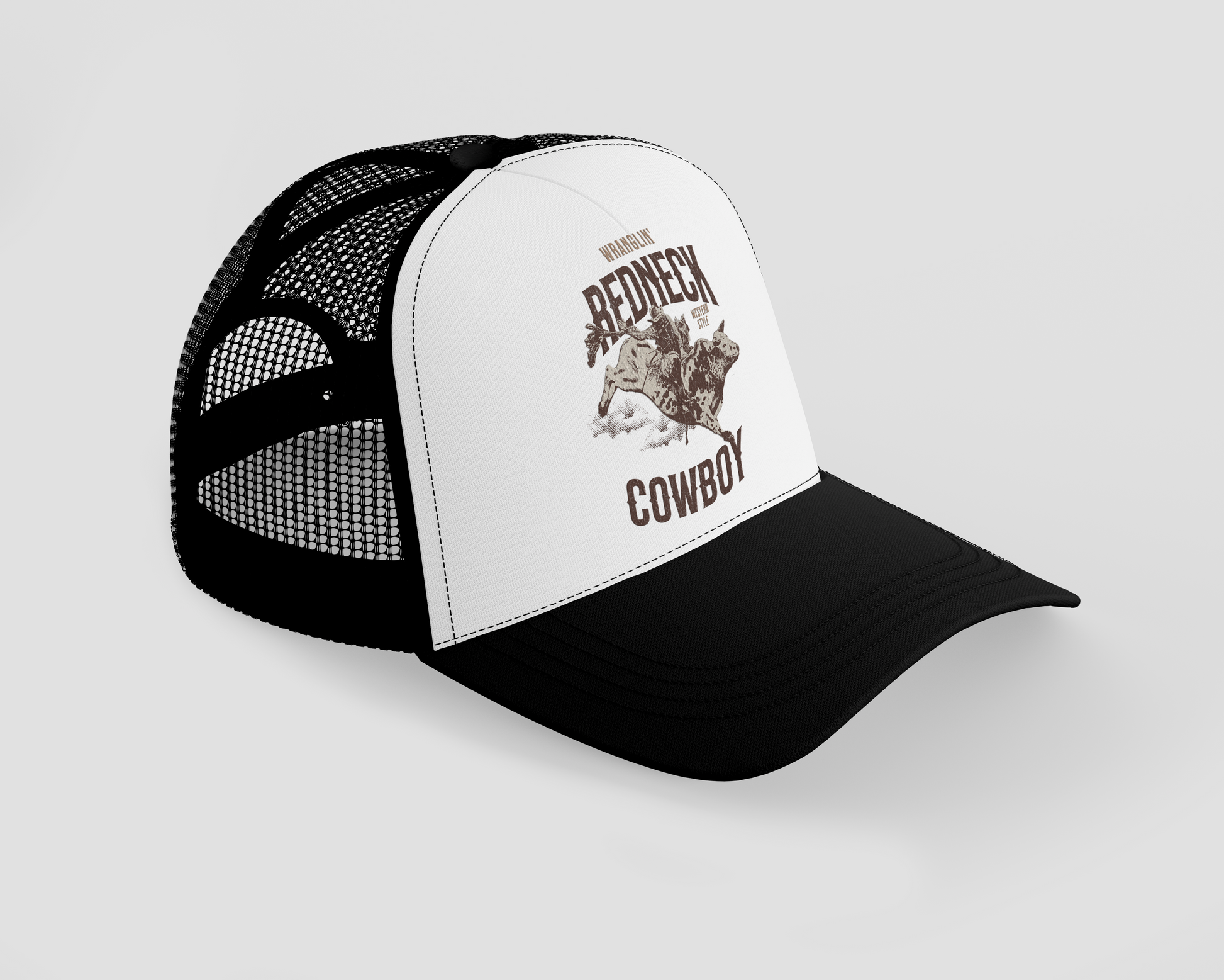 Wranglin Redneck Cowboy Trucker Hats!