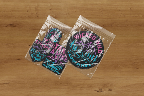 4 Pack Jasper, Alberta Sticker Pack